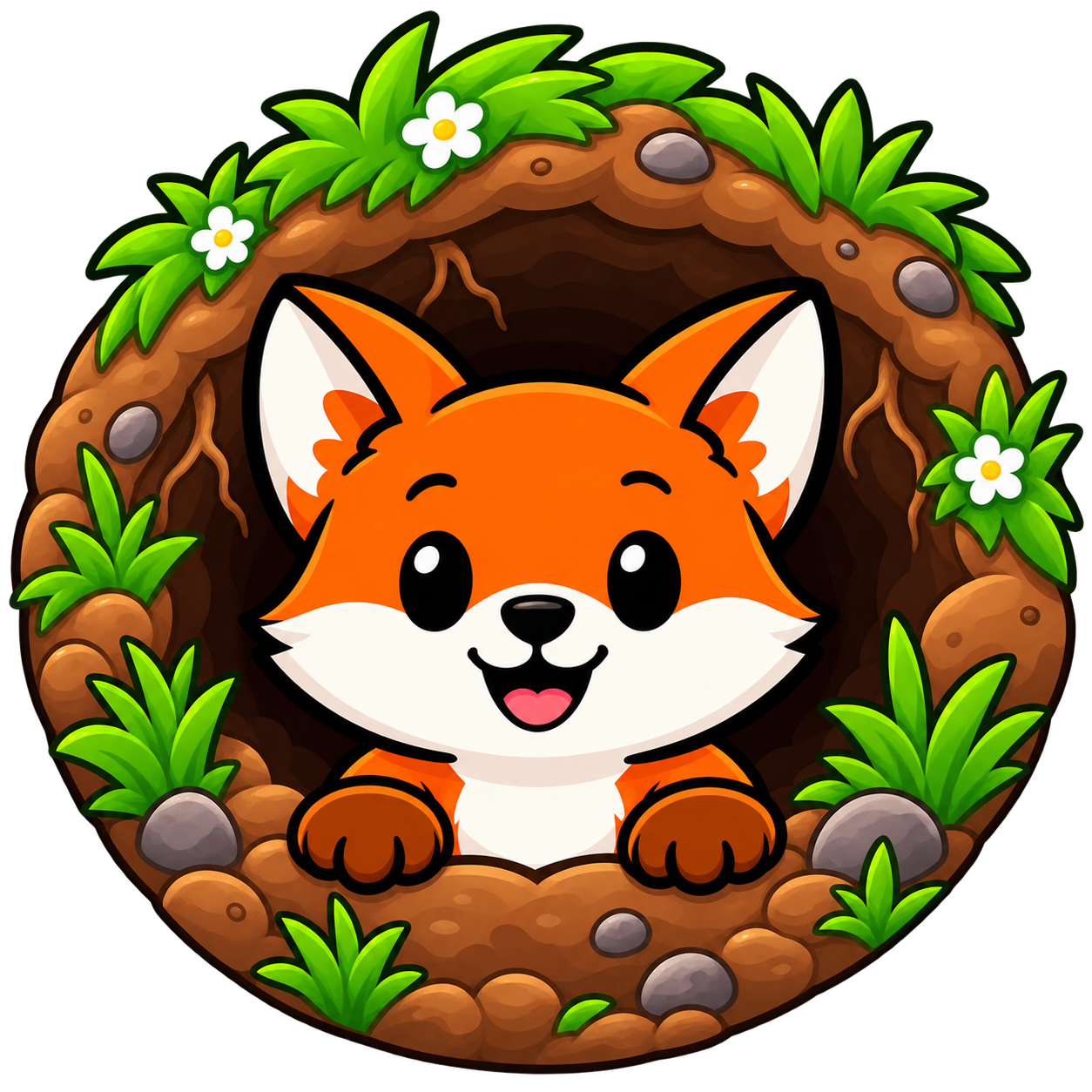 Mascotte renard Le Terrier des Maths